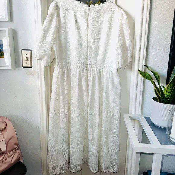 Rachel Parcell White Lace Dress - Picture 4 of 9